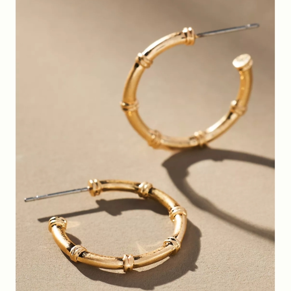 Elegant Gold Hoop Earrings